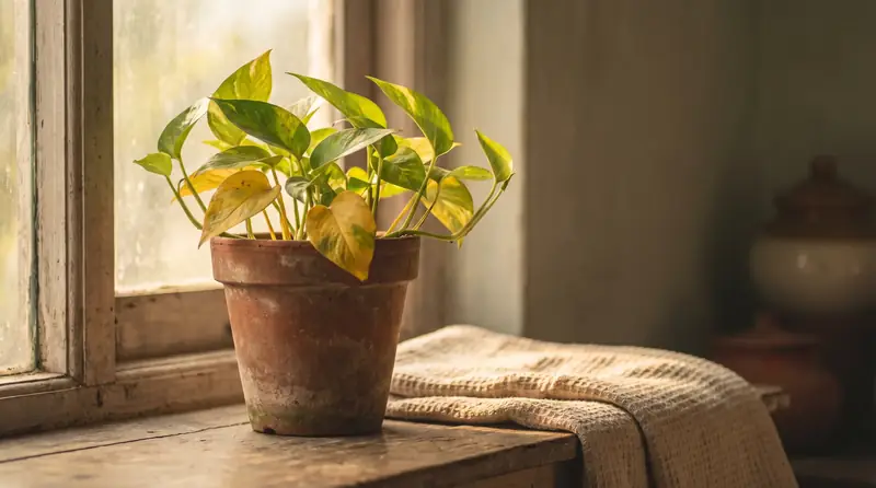 Money plant yellowing