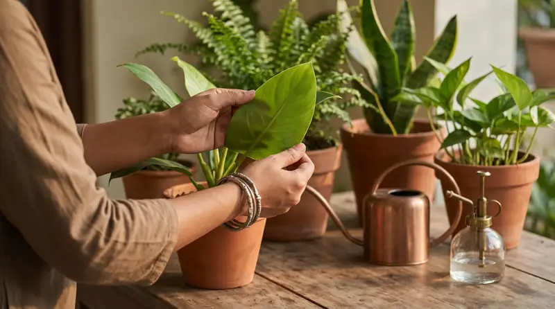 Plant checkup ritual